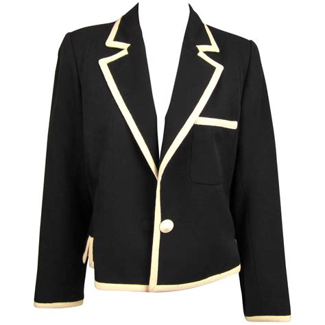 ysl navy shirt jacket